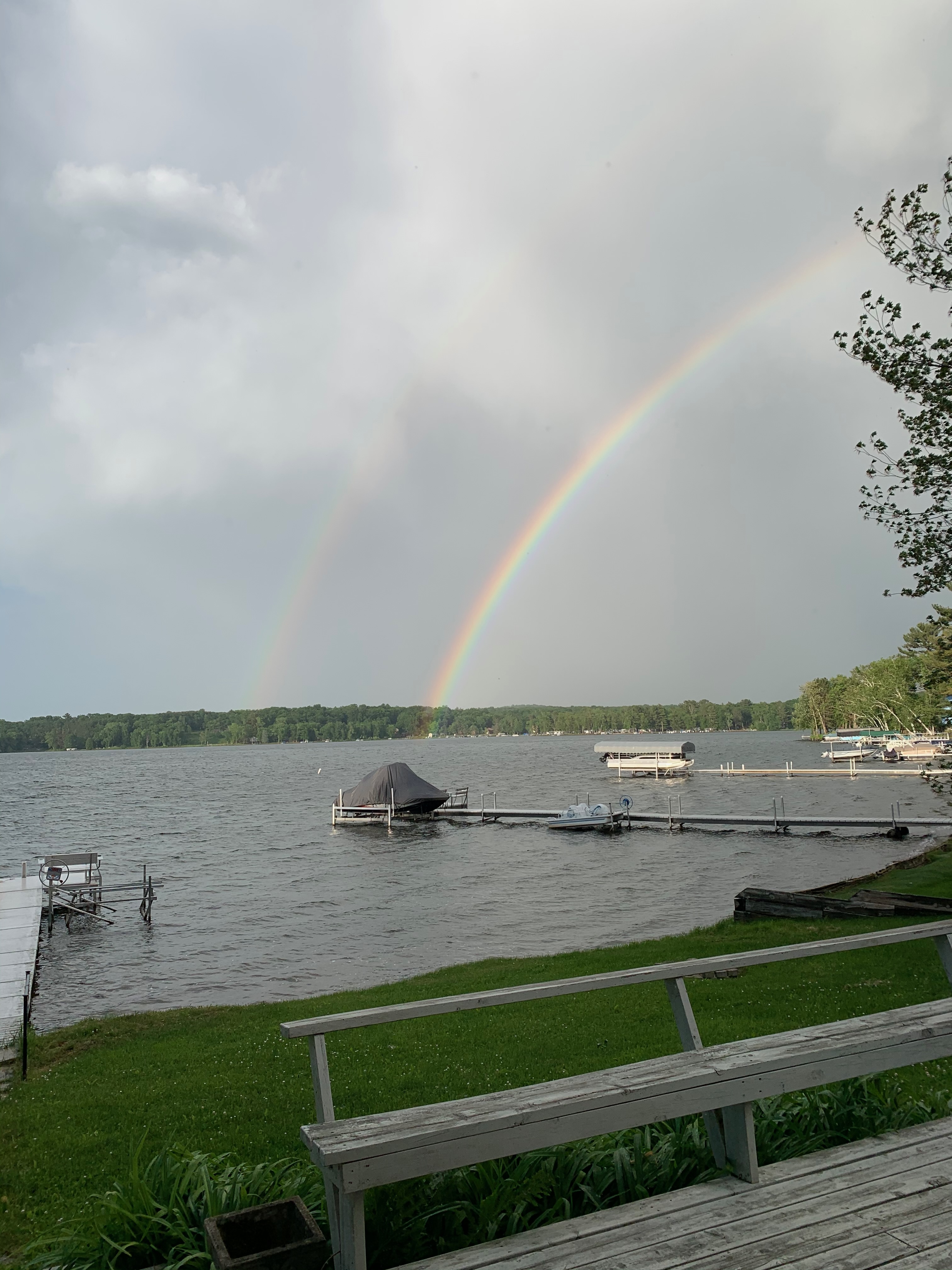 Rainbow from the deck